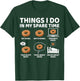 Things I Do in My Spare Time Funny Bagel Lover T-Shirt - T-Shirt | Forest