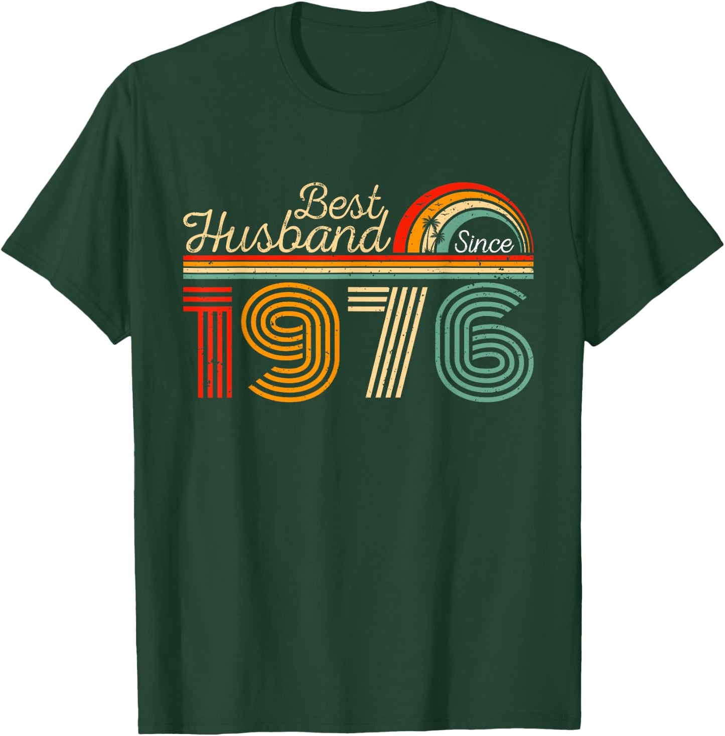 Best Husband Since 1976 Couples 1976 Wedding Anniversary T-Shirt - T-Shirt | Forest