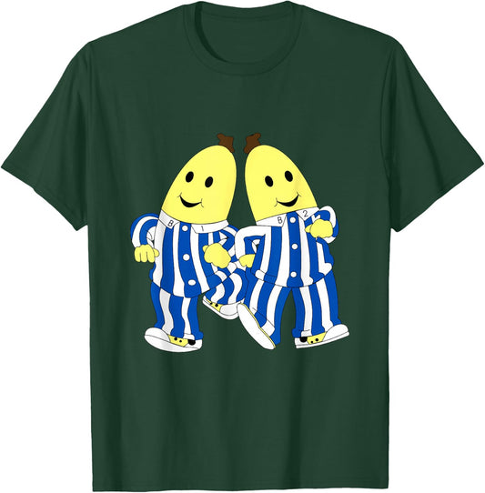 Funny Cute Stars B1 B2 Banana in Pajama , black T-Shirt - T-Shirt | Forest