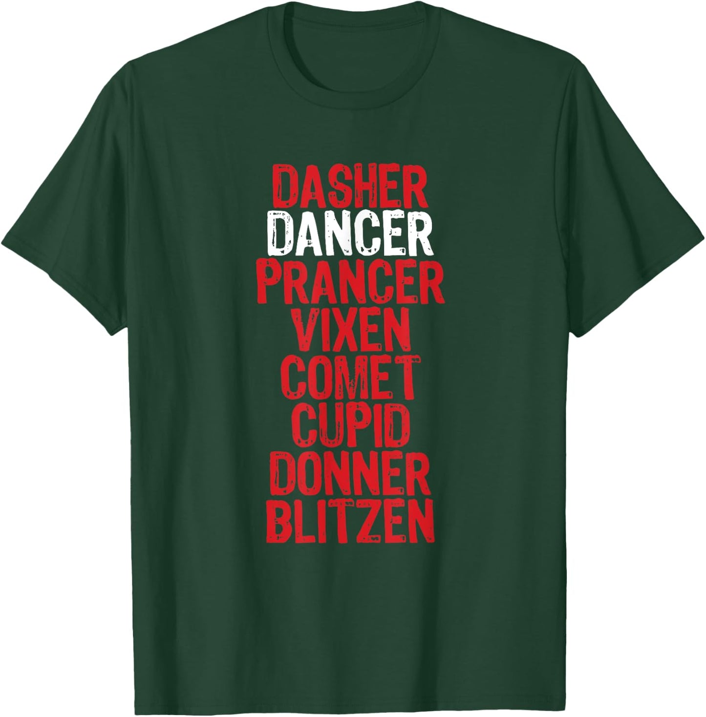 Dancer Christmas Shirt Girls Dance Top T-Shirt - T-Shirt | Forest