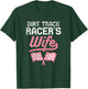 Dirt Track Racers Wife Motocross Motorcycle Race Women Gift T-Shirt - T-Shirt | Forest