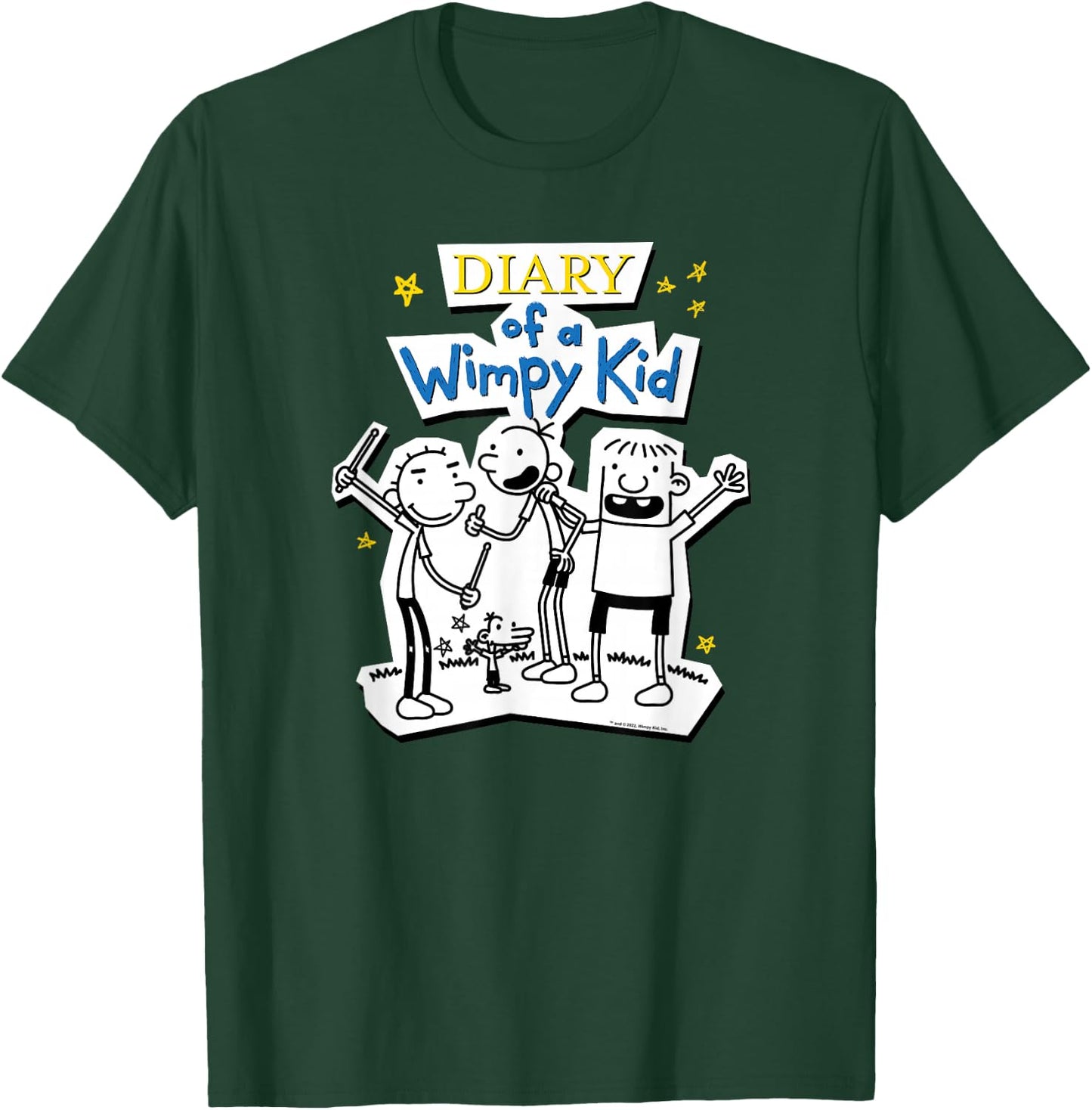 Diary of a Wimpy Kid Wimpy Kid Group , black T-Shirt - T-Shirt | Forest