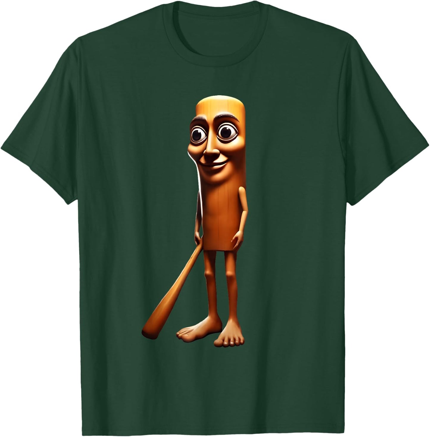 Lustiger Italienischer Brainrot Meme Tung Tung Tung Sahur T-Shirt - T-Shirt | Forest