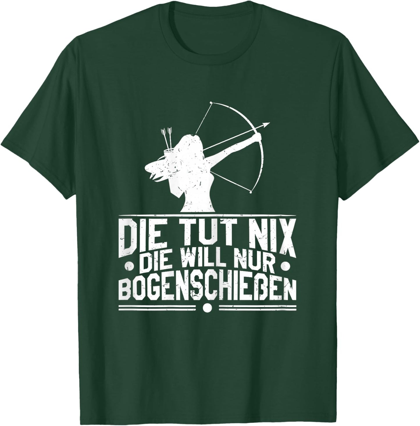 Women's Archer Funny Die Will Nur Archery , black T-Shirt - T-Shirt | Forest