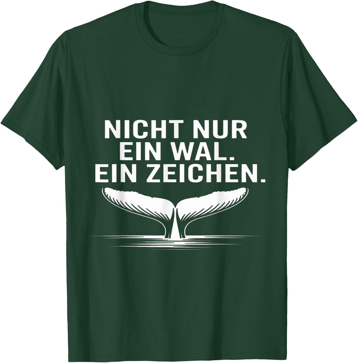 Nicht Nur EIN Wal EIN Zeichen Timmy Hope Buckelwal T-Shirt - T-Shirt | Forest
