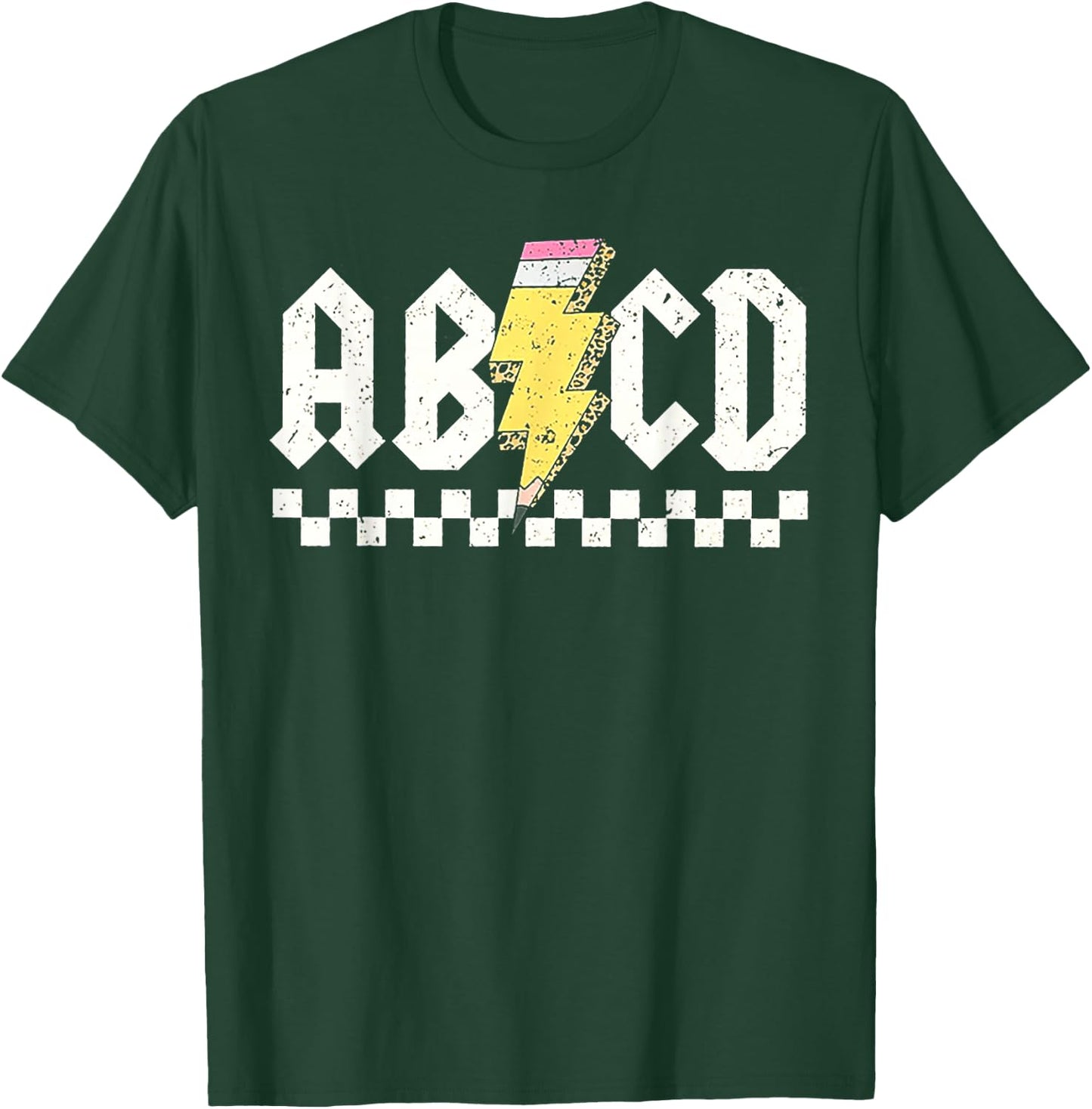 ABCD Teacher T-Shirt - T-Shirt | Forest