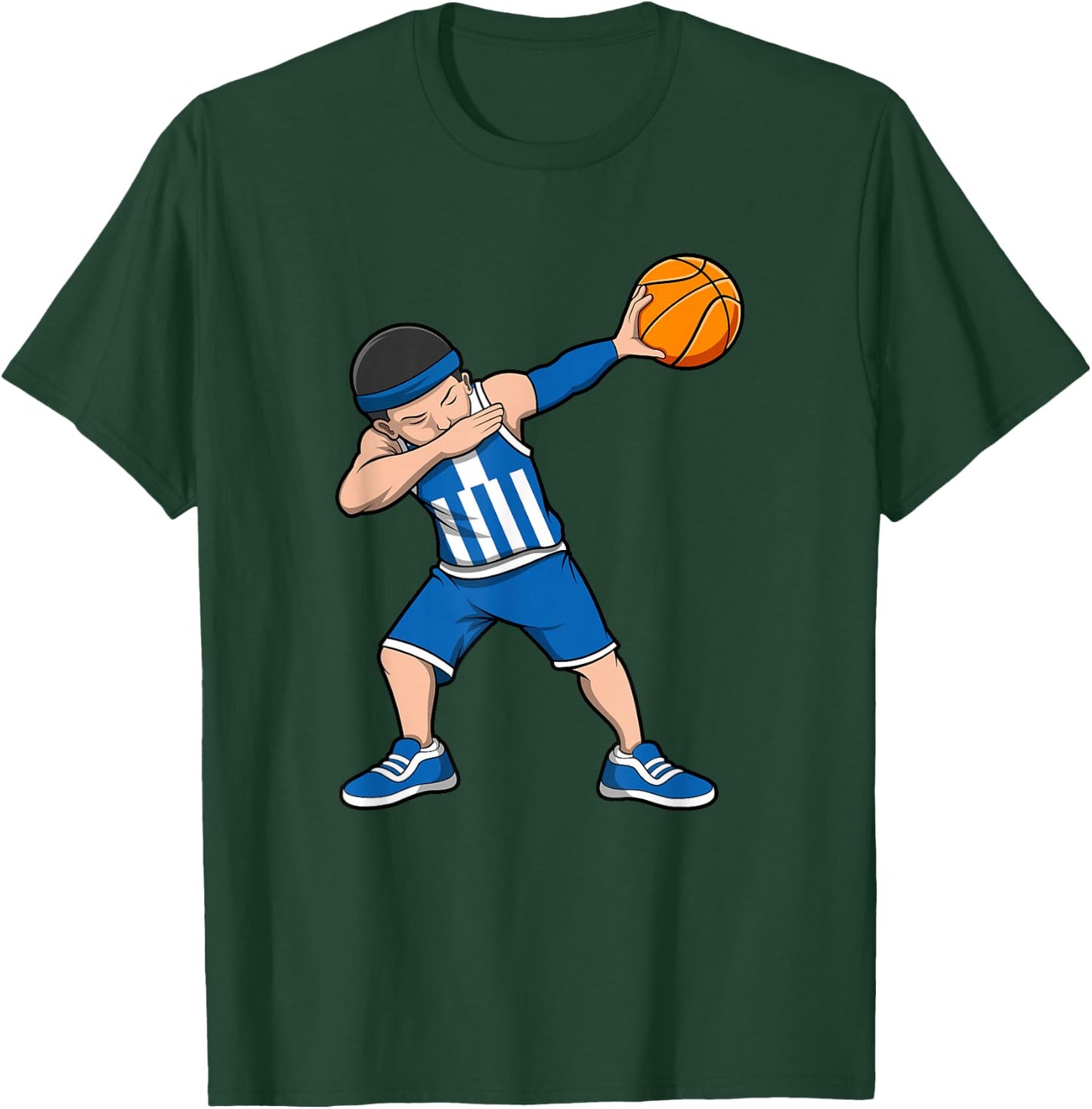 Griechenland Basketball Trikot Griechenland Basketball T-Shirt - T-Shirt | Forest