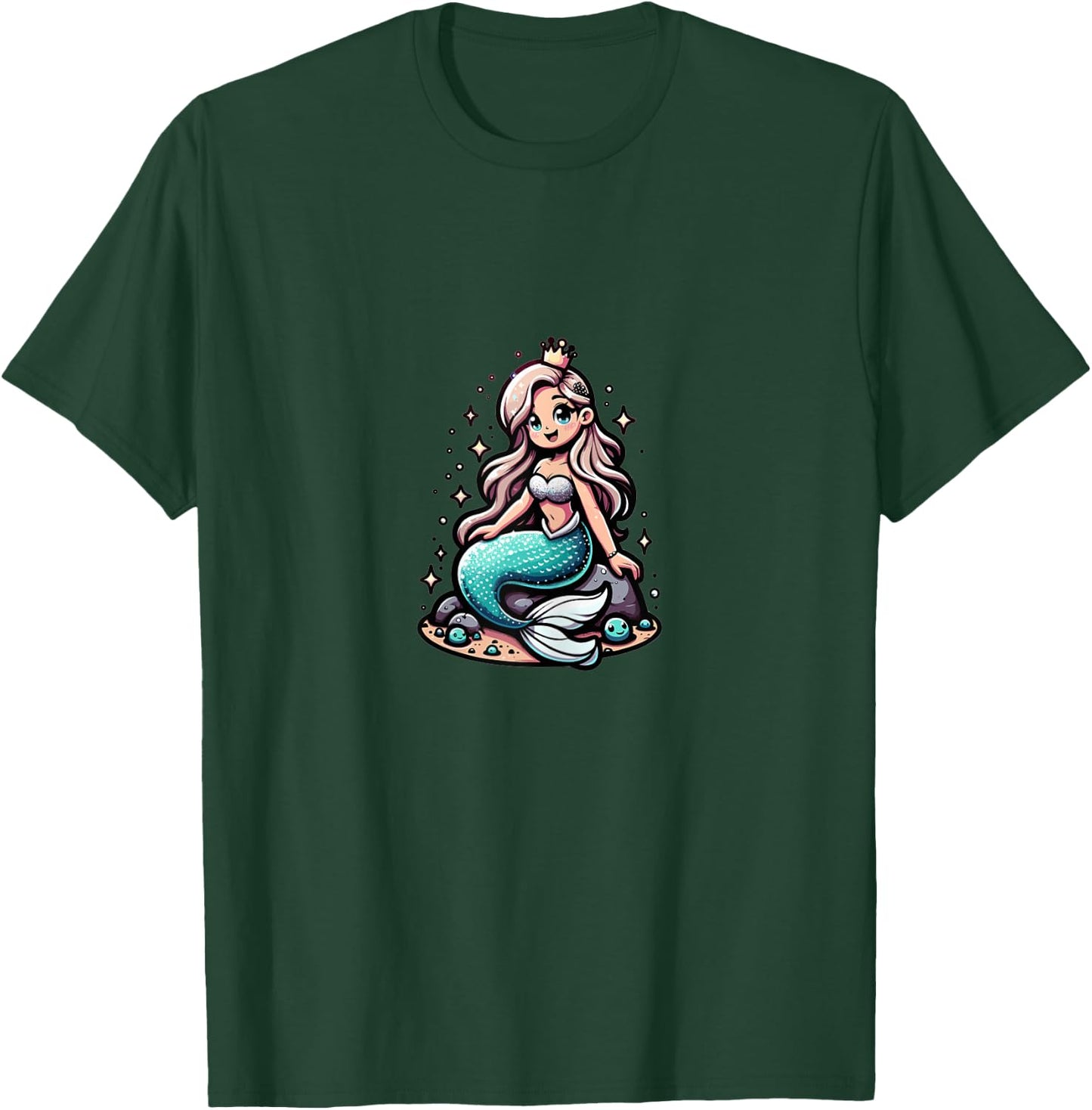 Mermaid - Magic Of The Deep Sea T-Shirt - T-Shirt | Forest