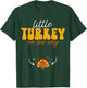 Little Turkey on The Way Thanksgiving Pregnancy Announcement T-Shirt - T-Shirt | Forest