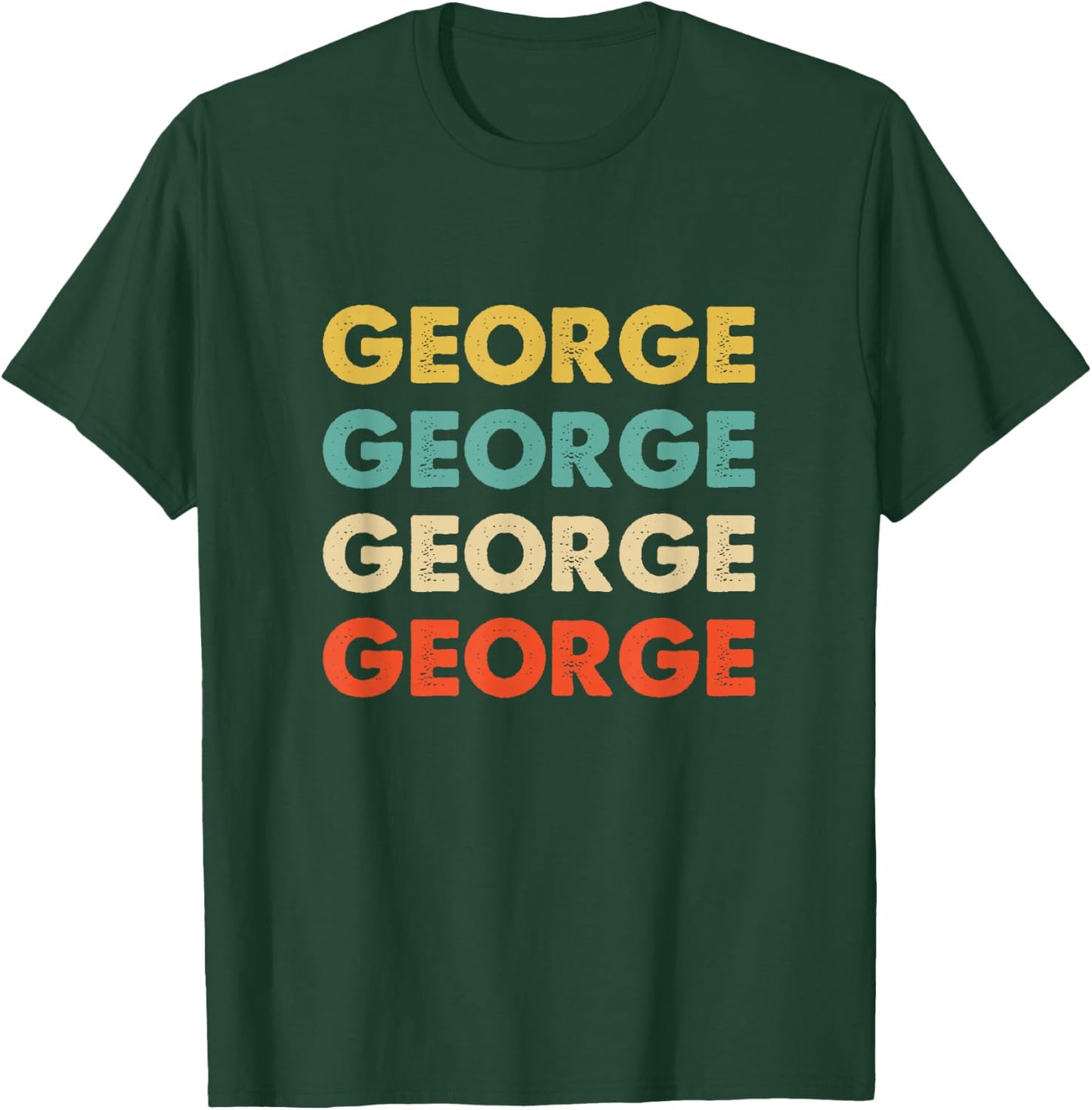 George Name T-Shirt - T-Shirt | Forest