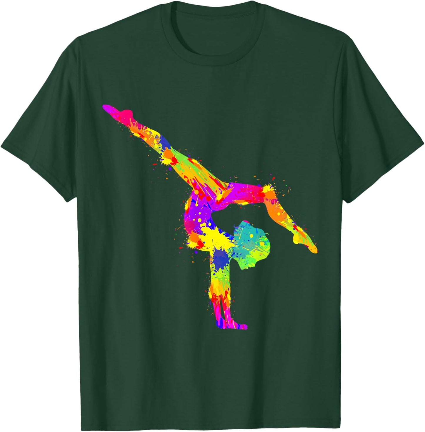 Gymnastics Women's Girls' Children's , black T-Shirt - T-Shirt | Forest