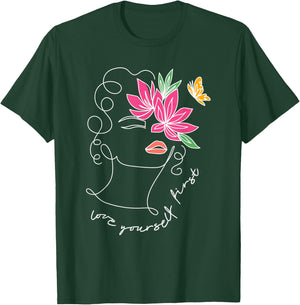 Self-Care Self-Love Mental Health Is Important T-Shirt - T-Shirt | Forest