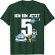 Children's 5th Birthday Police Shirt - 5 Years Old Gift , black T-Shirt - T-Shirt | Forest