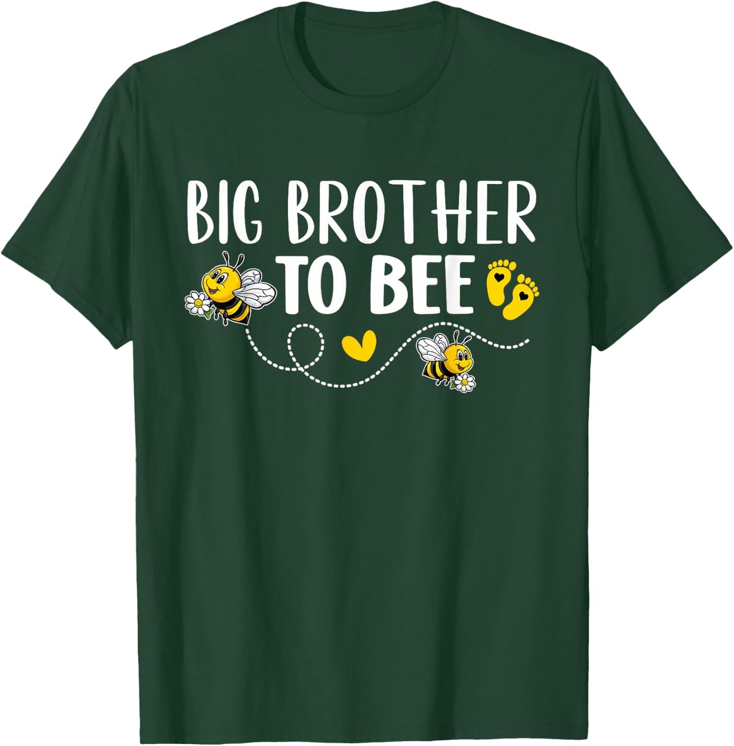 Big Brother To Bee Gender Reveal Pregnancy Announcement T-Shirt - T-Shirt | Forest