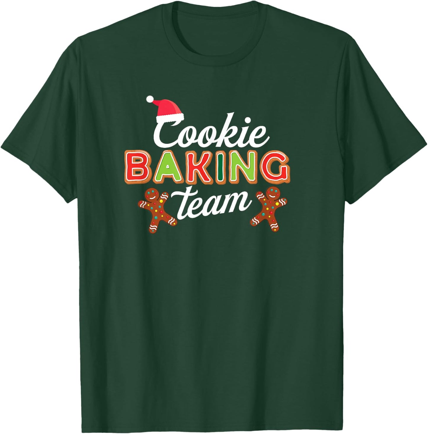 Cute Cookie Baking Team Holiday Bake Cooks Fun Cooking Crew T-Shirt - T-Shirt | Forest
