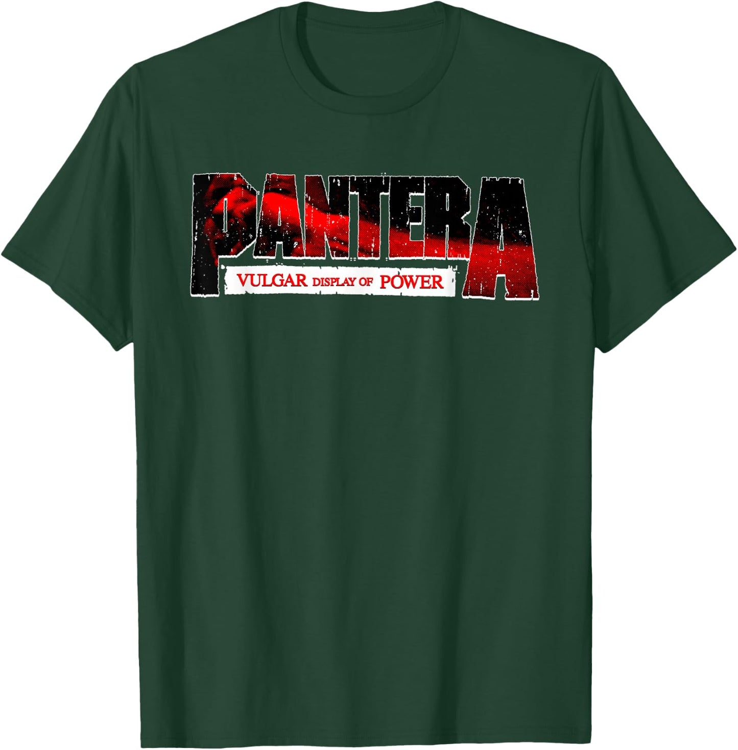 Pantera Offizielles Vulgar-Display von Power-Logo, Rot T-Shirt - T-Shirt | Forest