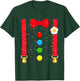 Clown Costume with Braces Bow Tie for Carnival Fancy Dress , black T-Shirt - T-Shirt | Forest