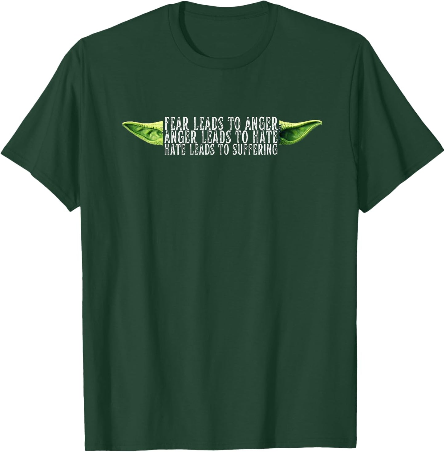 Fear Leads To Anger May The Fourth 70s 80s Classic TV Lovers T-Shirt - T-Shirt | Forest