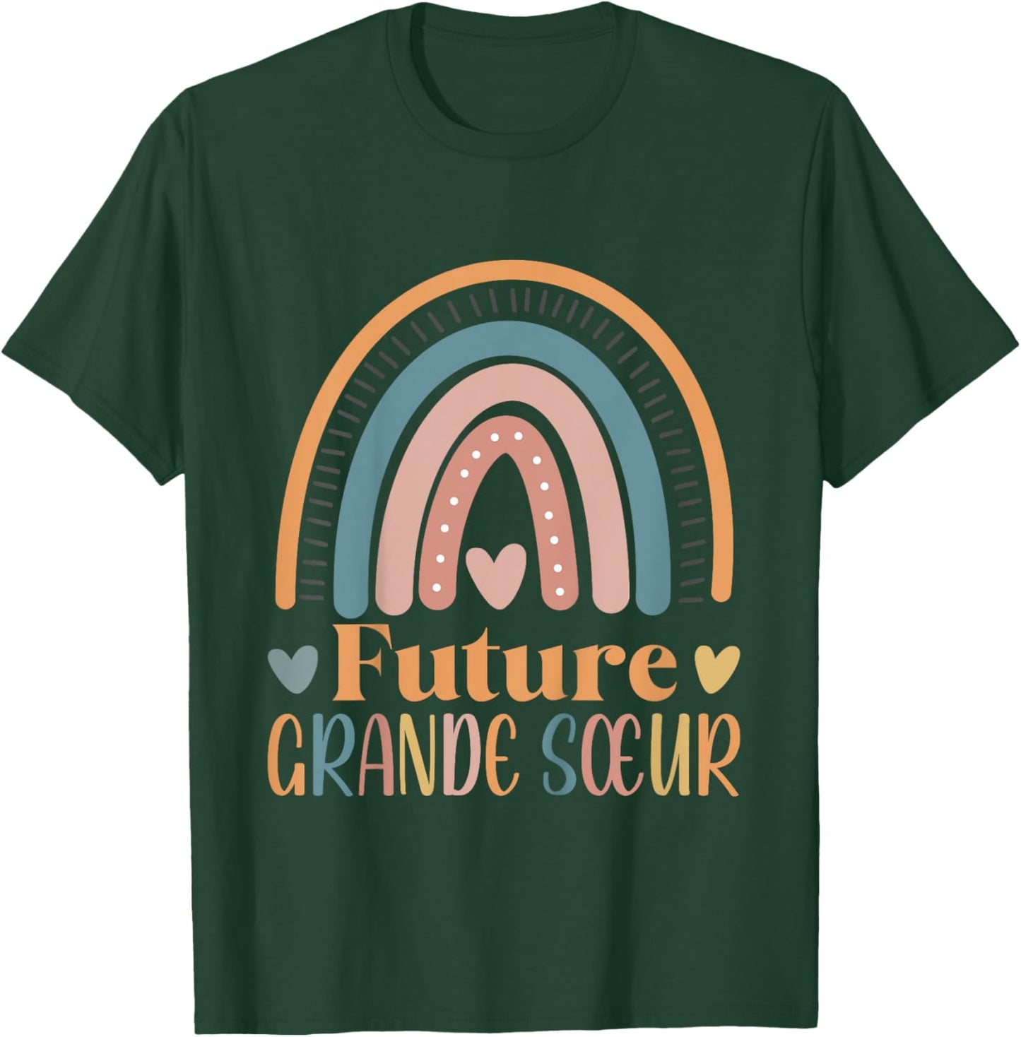 Child Future Big Sister Soon Big Sister Announcement T-Shirt - T-Shirt | Forest