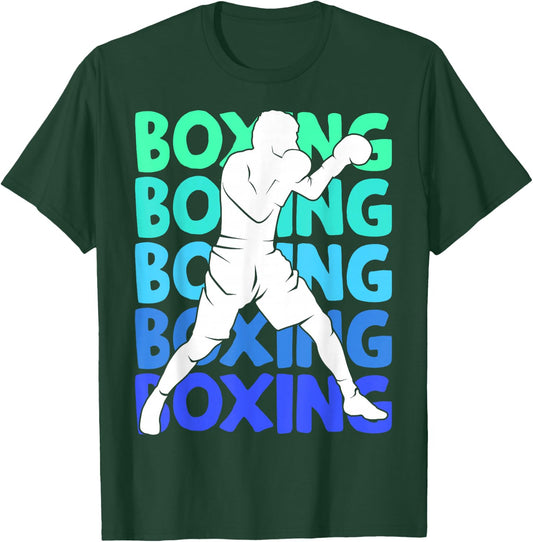 Boxing Boxer Boys Men Kids T-Shirt - T-Shirt | Forest
