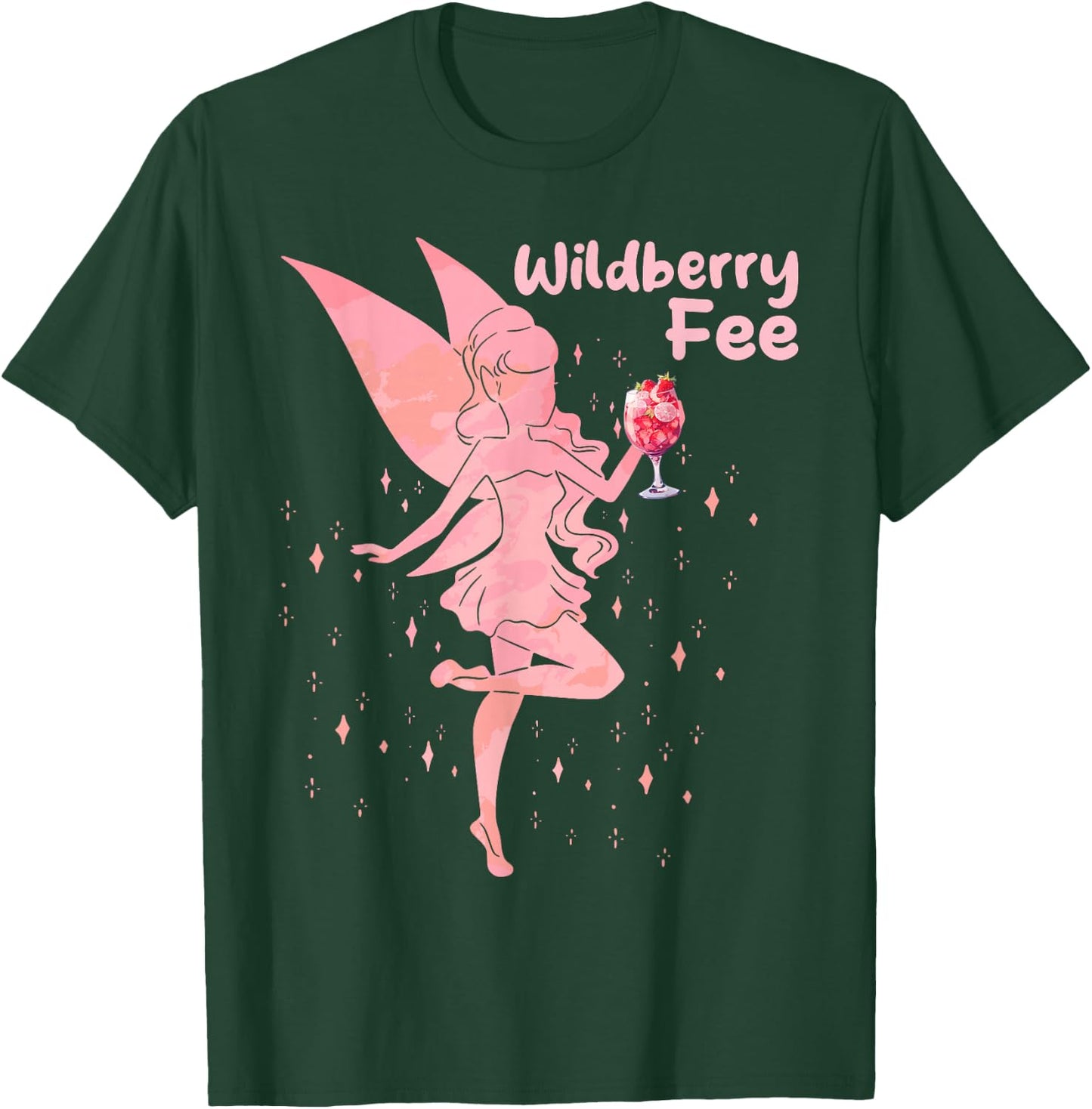 Wildberry Fairy Saufen Lillet , black T-Shirt - T-Shirt | Forest