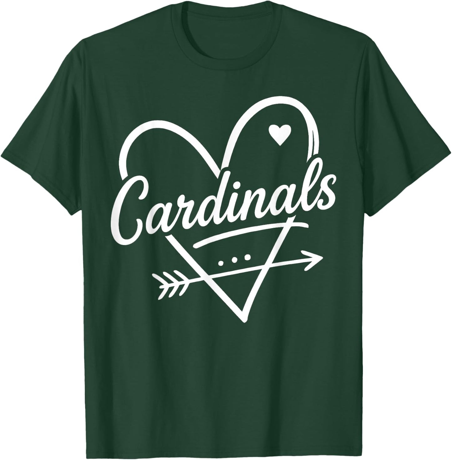 Cardinals Vintage Design Men Women Kids T-Shirt - T-Shirt | Forest