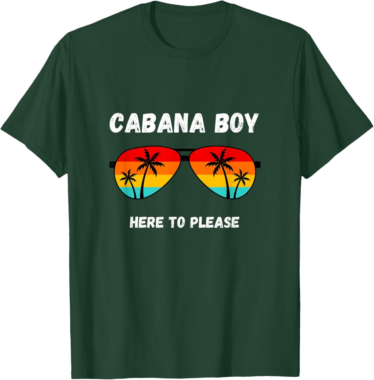 Cabana Boy Pool Party Coconut Summer T-Shirt - T-Shirt | Forest