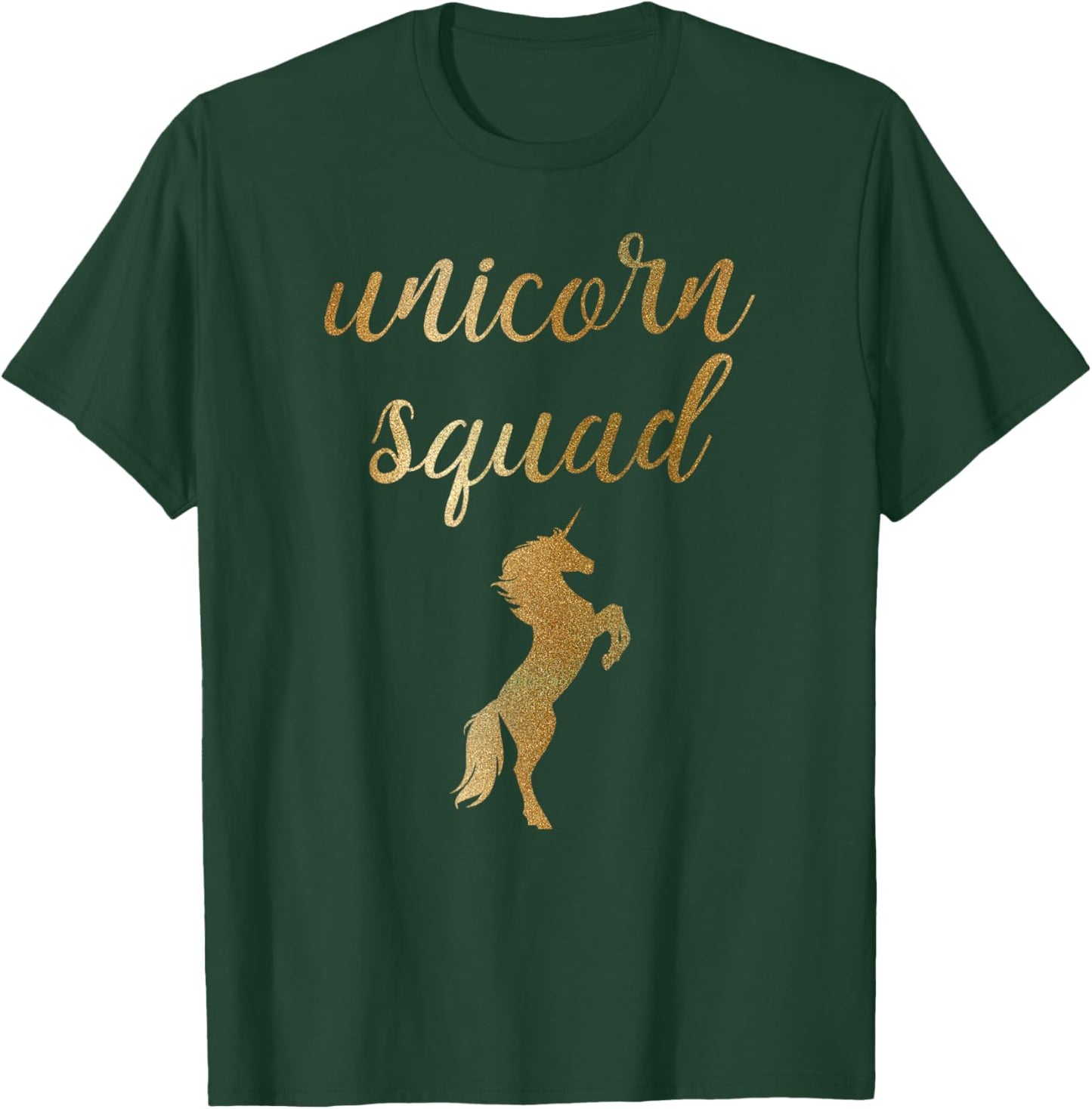 Unicorn Squad Gold Shirt Unicorn T-Shirt - T-Shirt | Forest