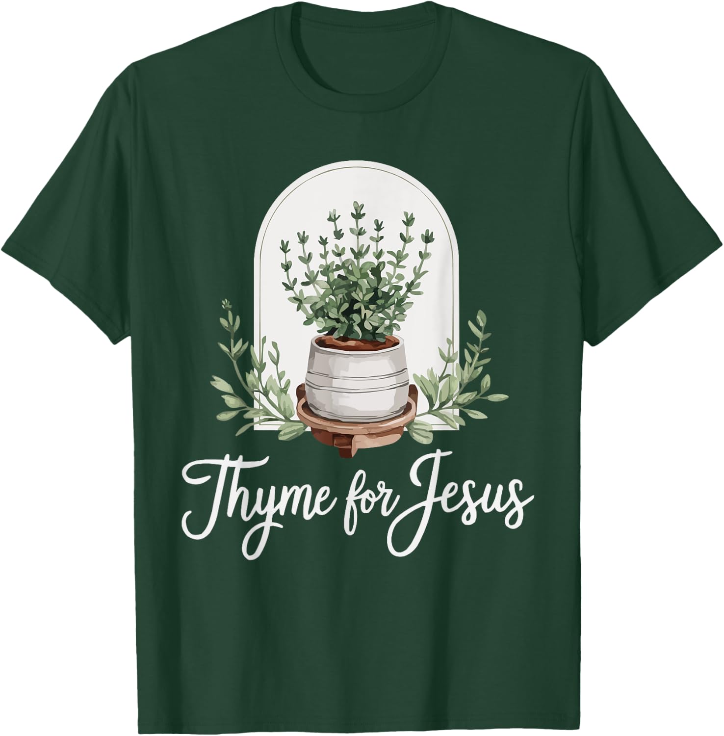 Gardening Jesus Christ Religion Christian Christianity T-Shirt - T-Shirt | Forest