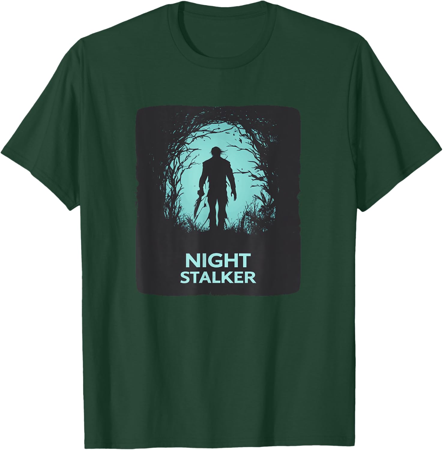 Embrace the Darkness with this Night Stalker Outfit T-Shirt - T-Shirt | Forest
