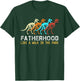 Fatherhood Like A Walk In The Park Funny Dad Men Gifts T-Shirt - T-Shirt | Forest