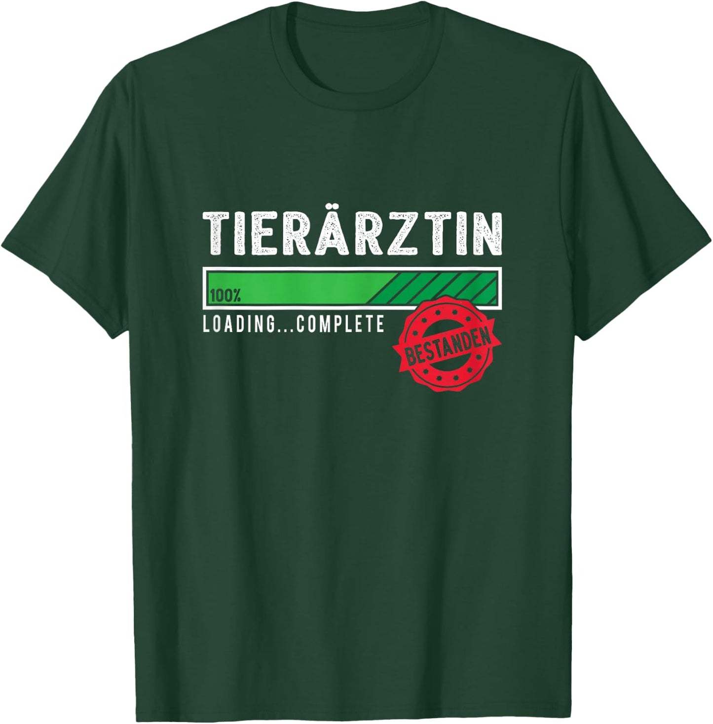 Tierärztin Ausbildung Prüfung Bestanden T-Shirt - T-Shirt | Forest