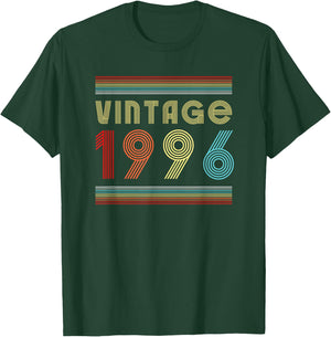Vintage 1996 Men Limited Edition BDay 1996 Birthday T-Shirt - T-Shirt | Forest