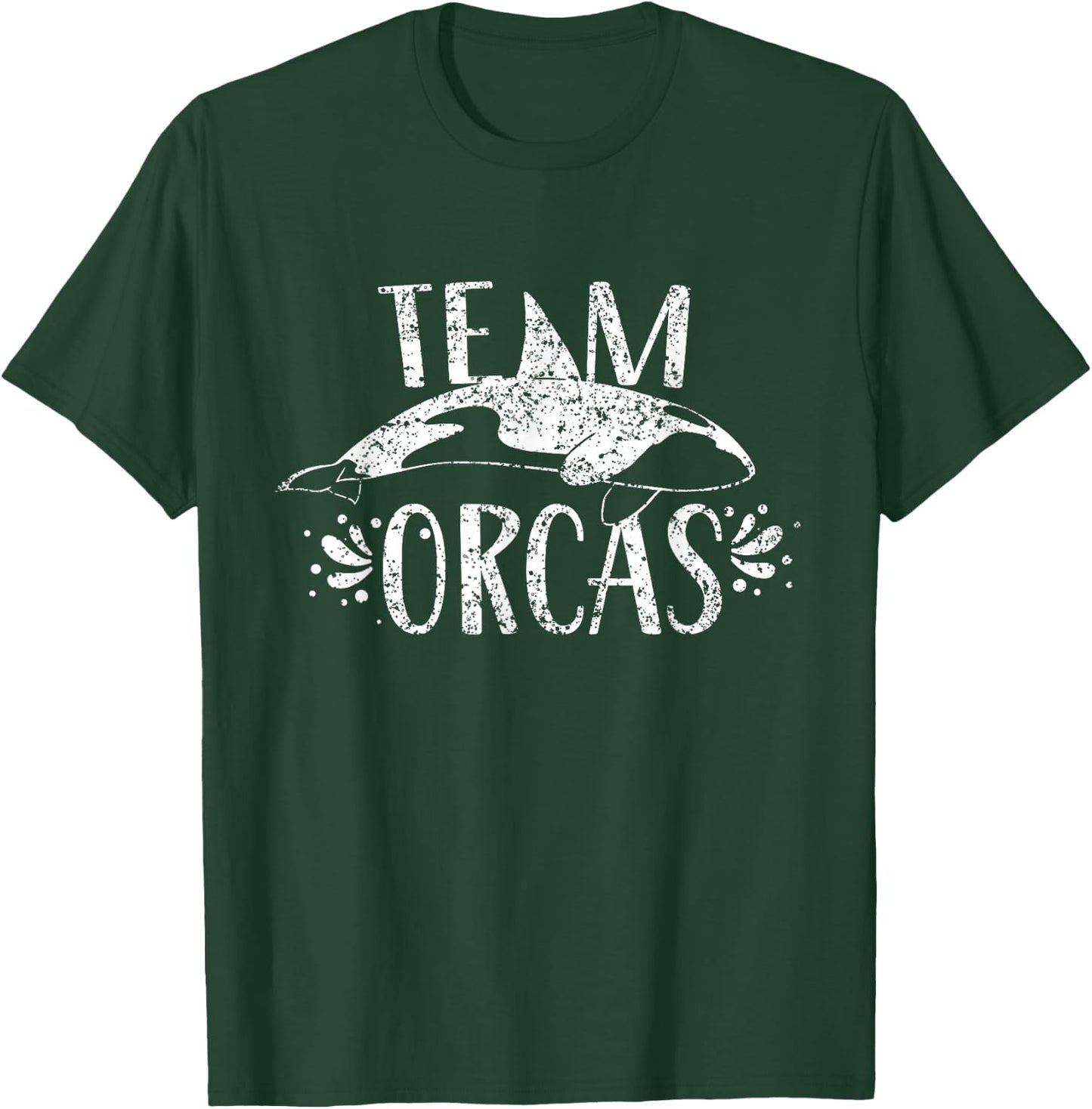 Team Orcas Sea Whale Orca Protect T-Shirt - T-Shirt | Forest