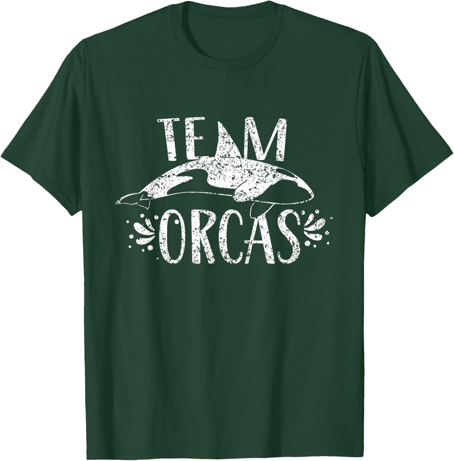 Team Orcas Sea Whale Orca Protect T-Shirt - T-Shirt | Forest
