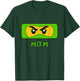 Mama Ninja Face Family T-Shirt - T-Shirt | Forest