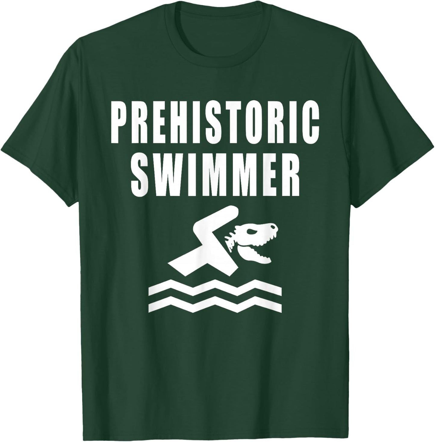 Prehistoric Swimmer Dinosaurs Funny T-Shirt - T-Shirt | Forest