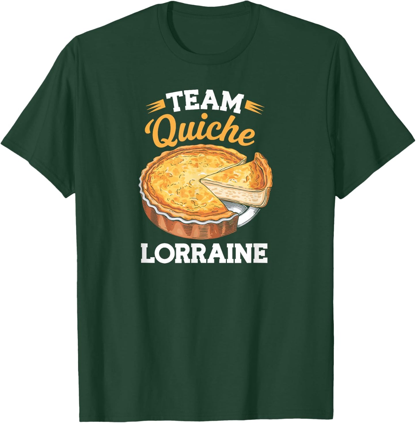 Team Quiche Lorraine , Black, S T-Shirt - T-Shirt | Forest