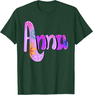 Anna Custom Name for Girls and Women T-Shirt - T-Shirt | Forest