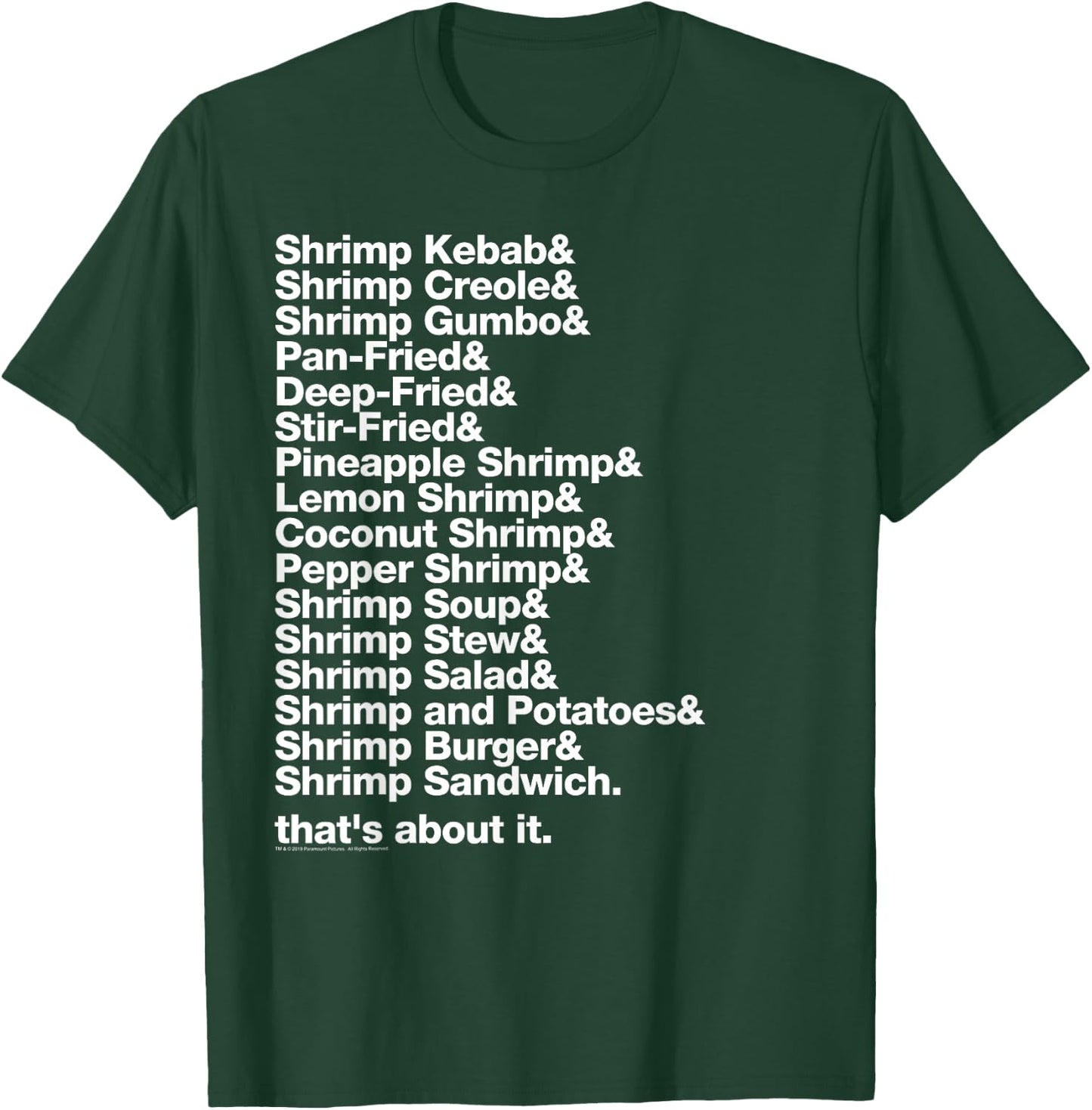 Forrest Gump Shrimp & T-Shirt - T-Shirt | Forest
