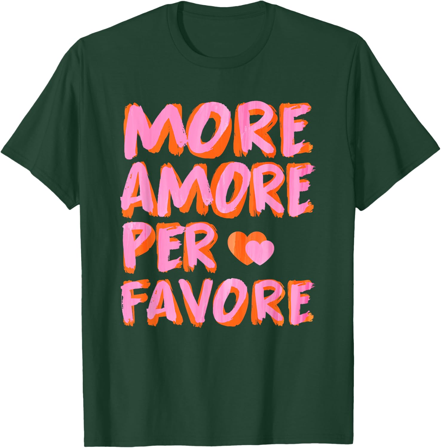 More Amore Per Favore X Mehr Liebe - Selbstliebe Selflove , black T-Shirt - T-Shirt | Forest
