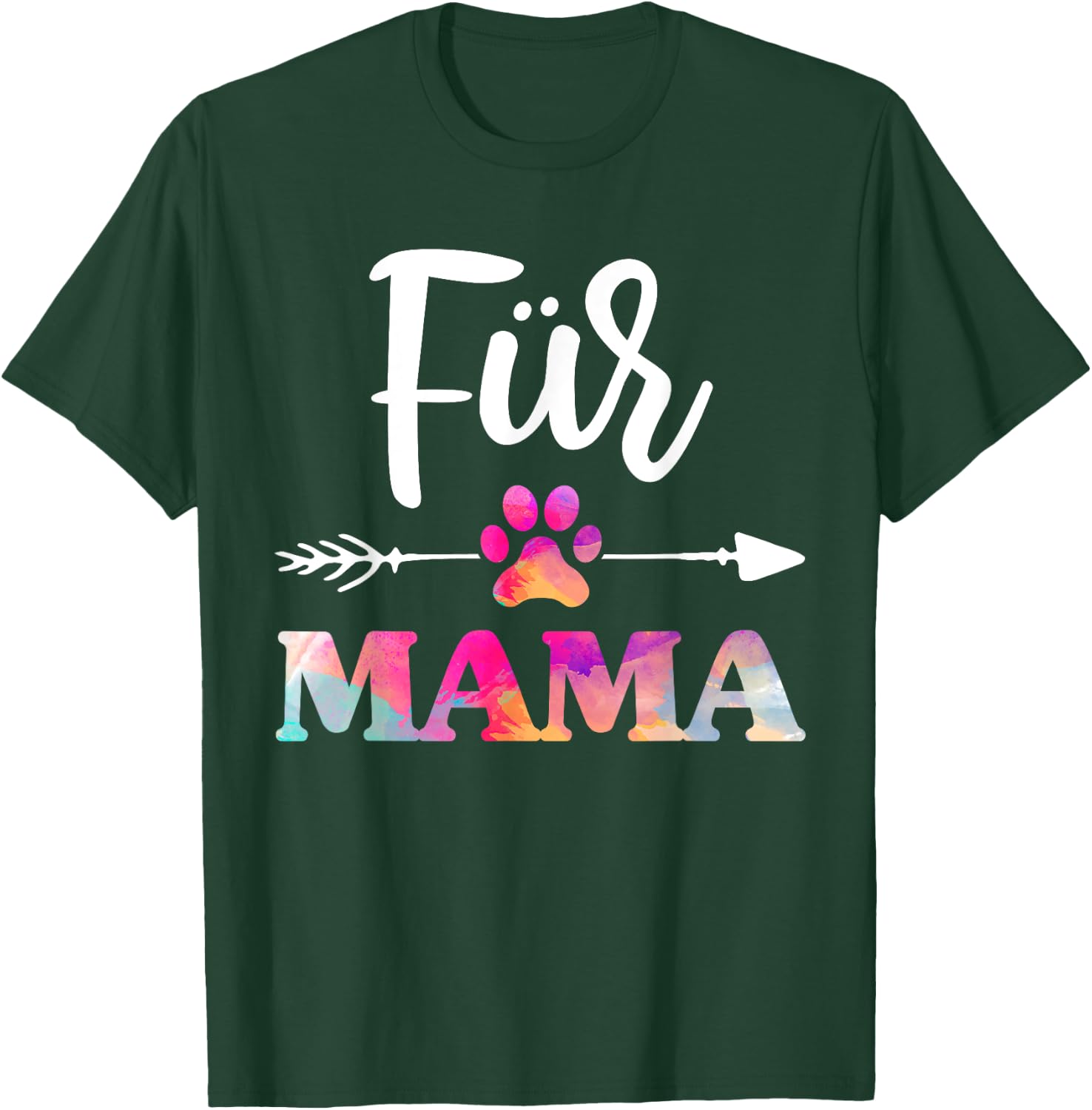 Fur Mama Pet Lovers Shirt , Mothers Day T-Shirt - T-Shirt | Forest