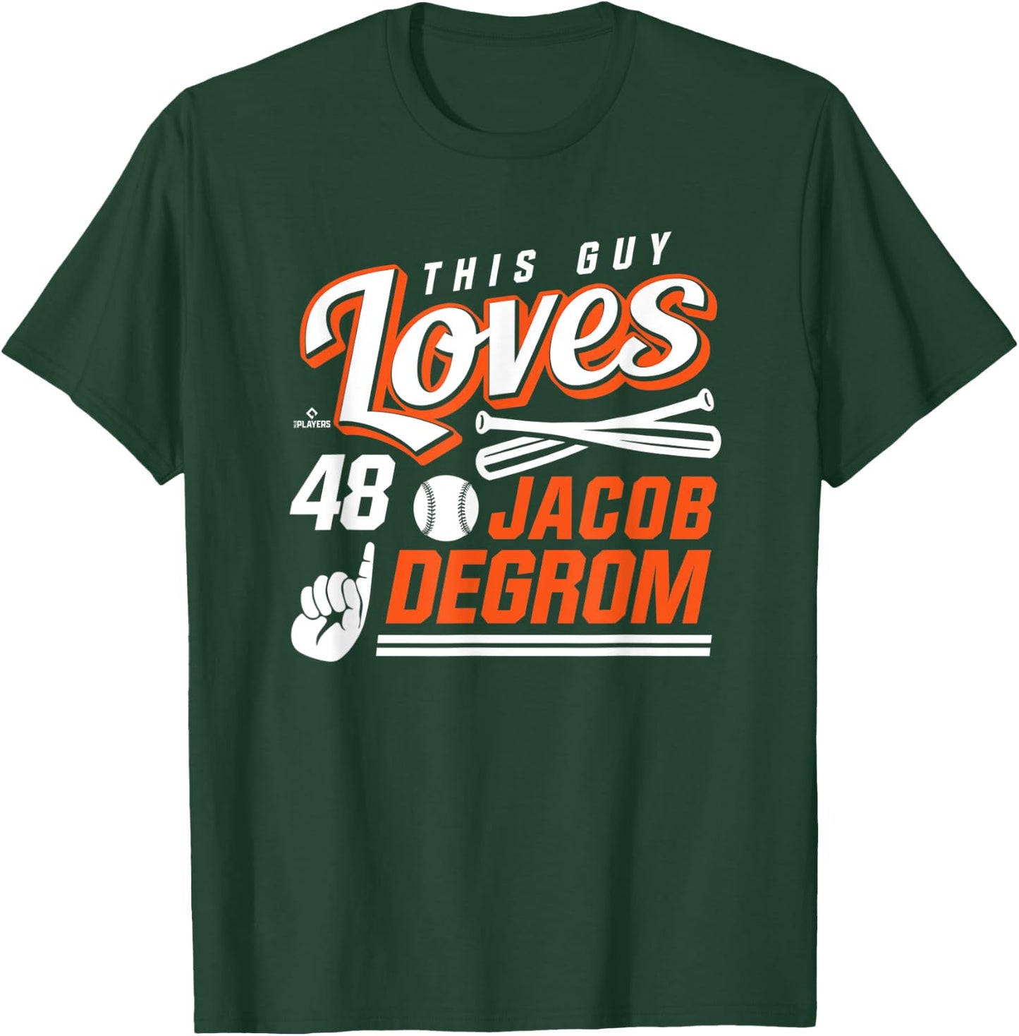 This Guy Loves Jacob deGrom T-Shirt - T-Shirt | Forest
