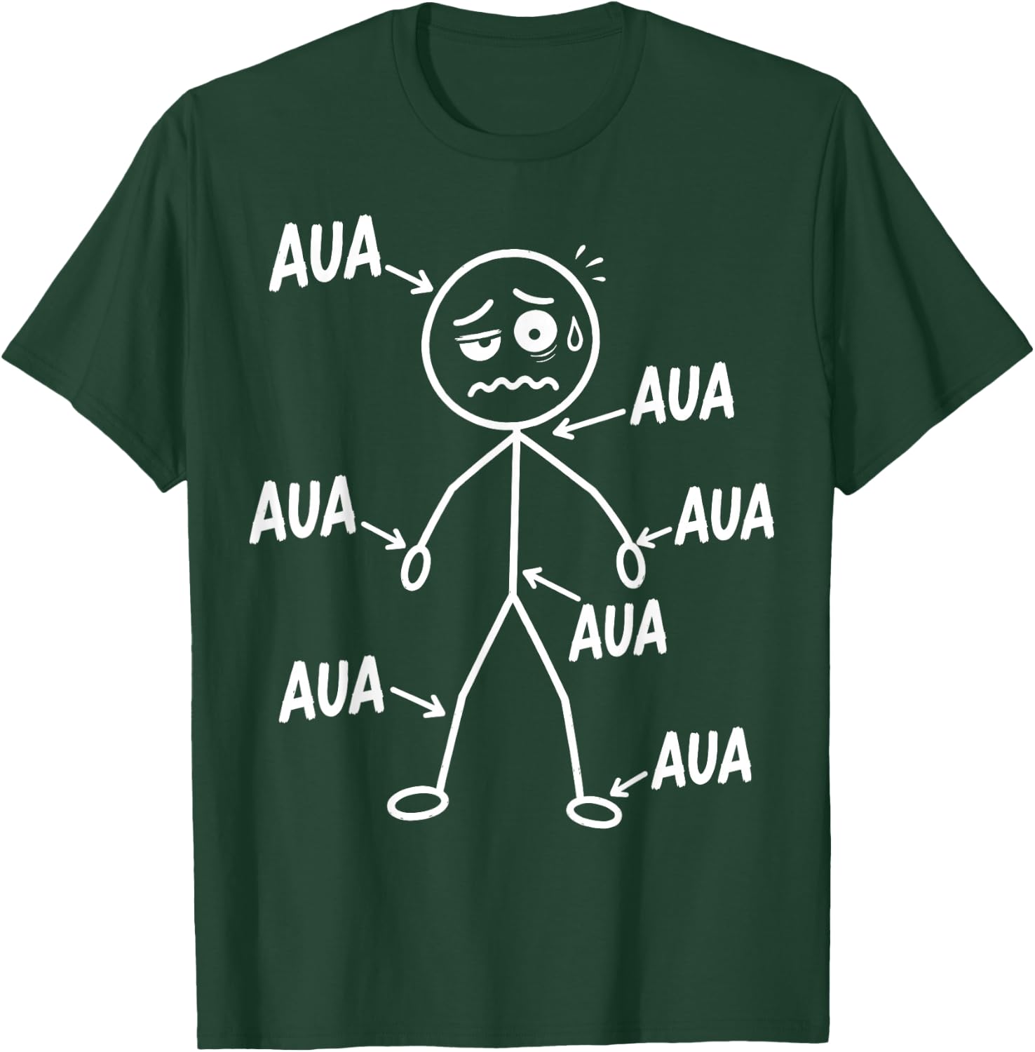 Aua Au Dem Alter entsprechen guter Zustand Lustig Geburtstag T-Shirt - T-Shirt | Forest