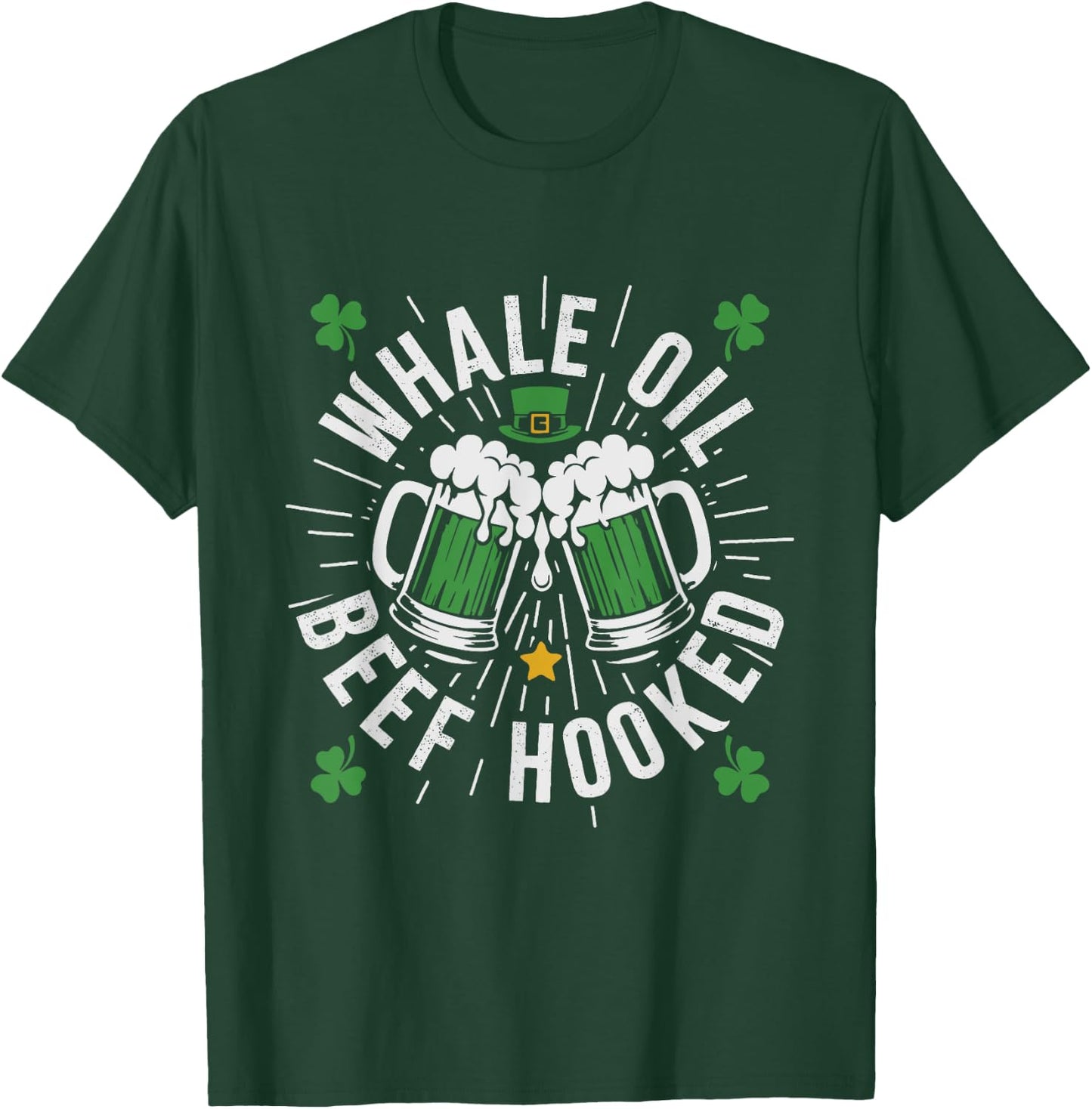 Whale Oil Beef Hooked T-Shirt - T-Shirt | Forest