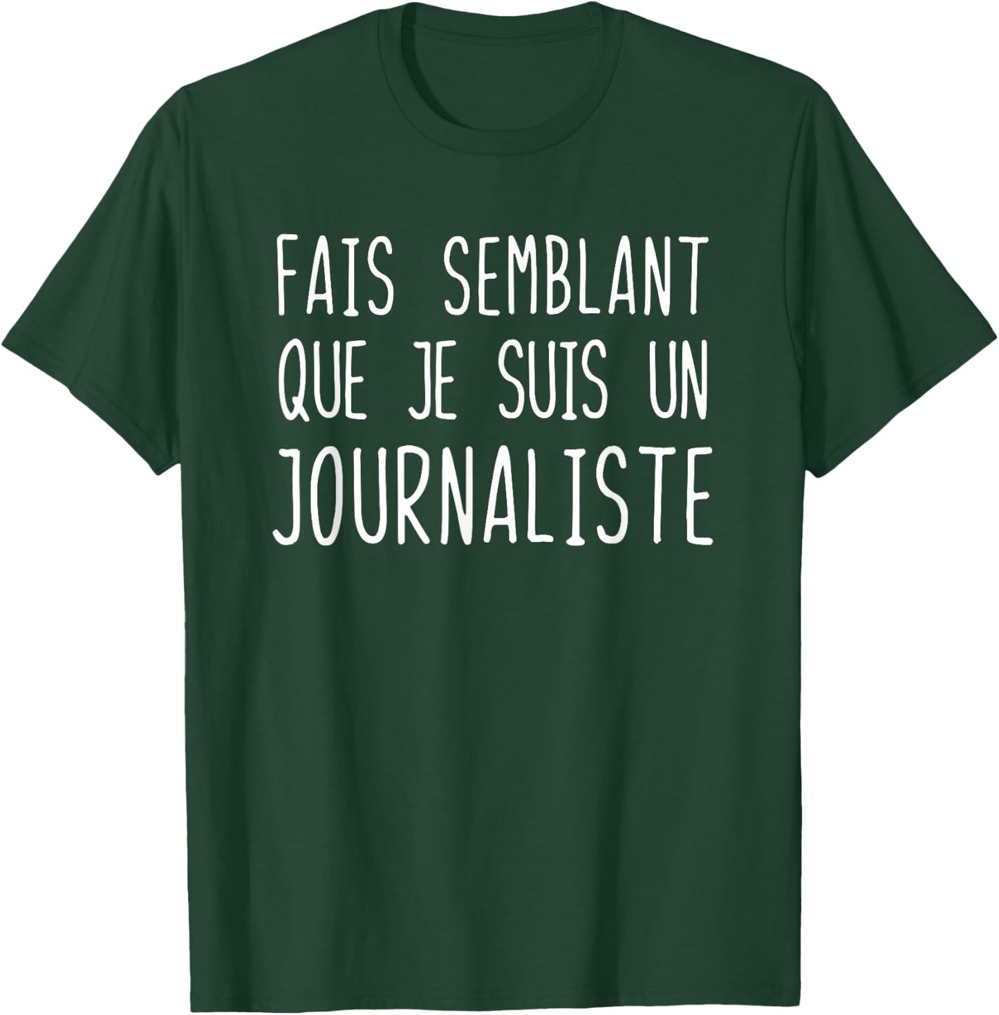 Funny Journalist Costume for Halloween Costume , Black, S T-Shirt - T-Shirt | Forest