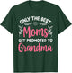 Grandma Art Mom Promoted To Grandmother Grandma T-Shirt - T-Shirt | Forest