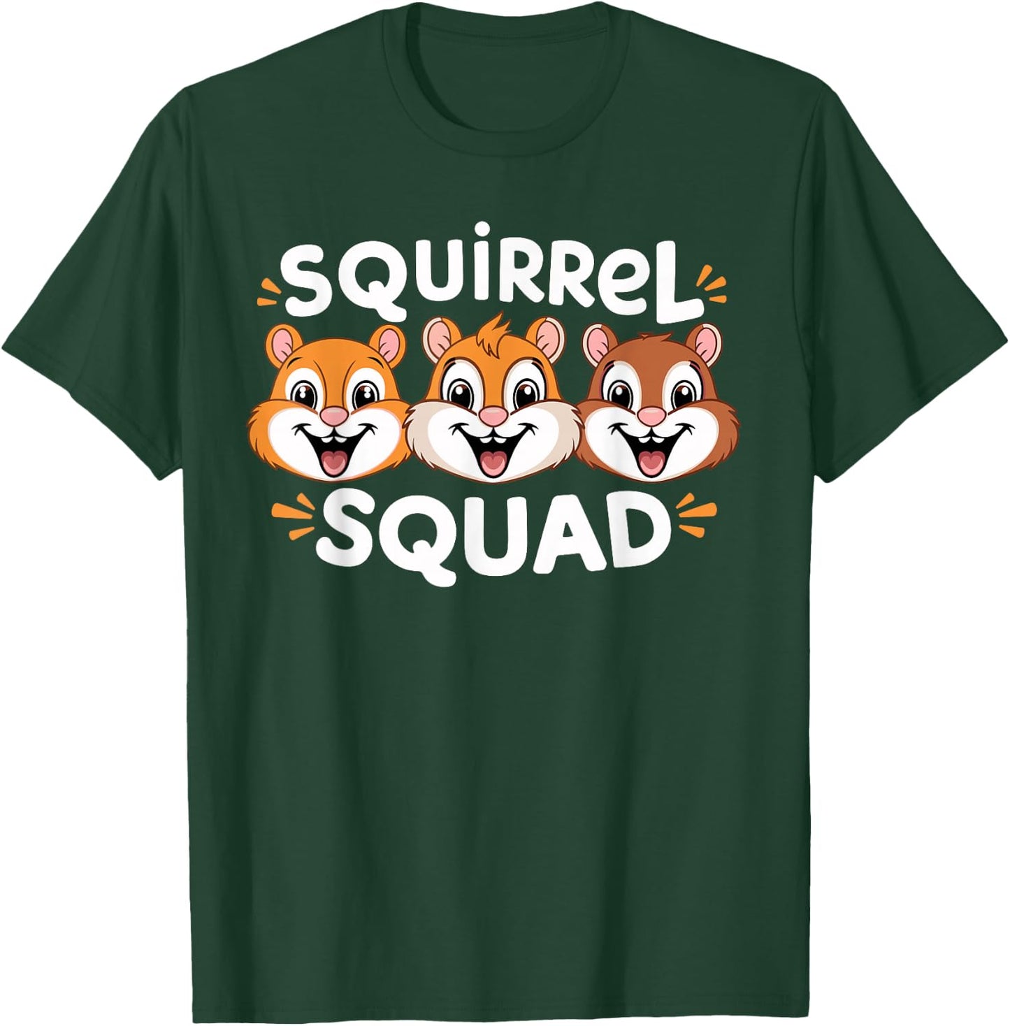 Squirrel Squad for Squirrel Lover Shirt Kids Squirrel T-Shirt - T-Shirt | Forest