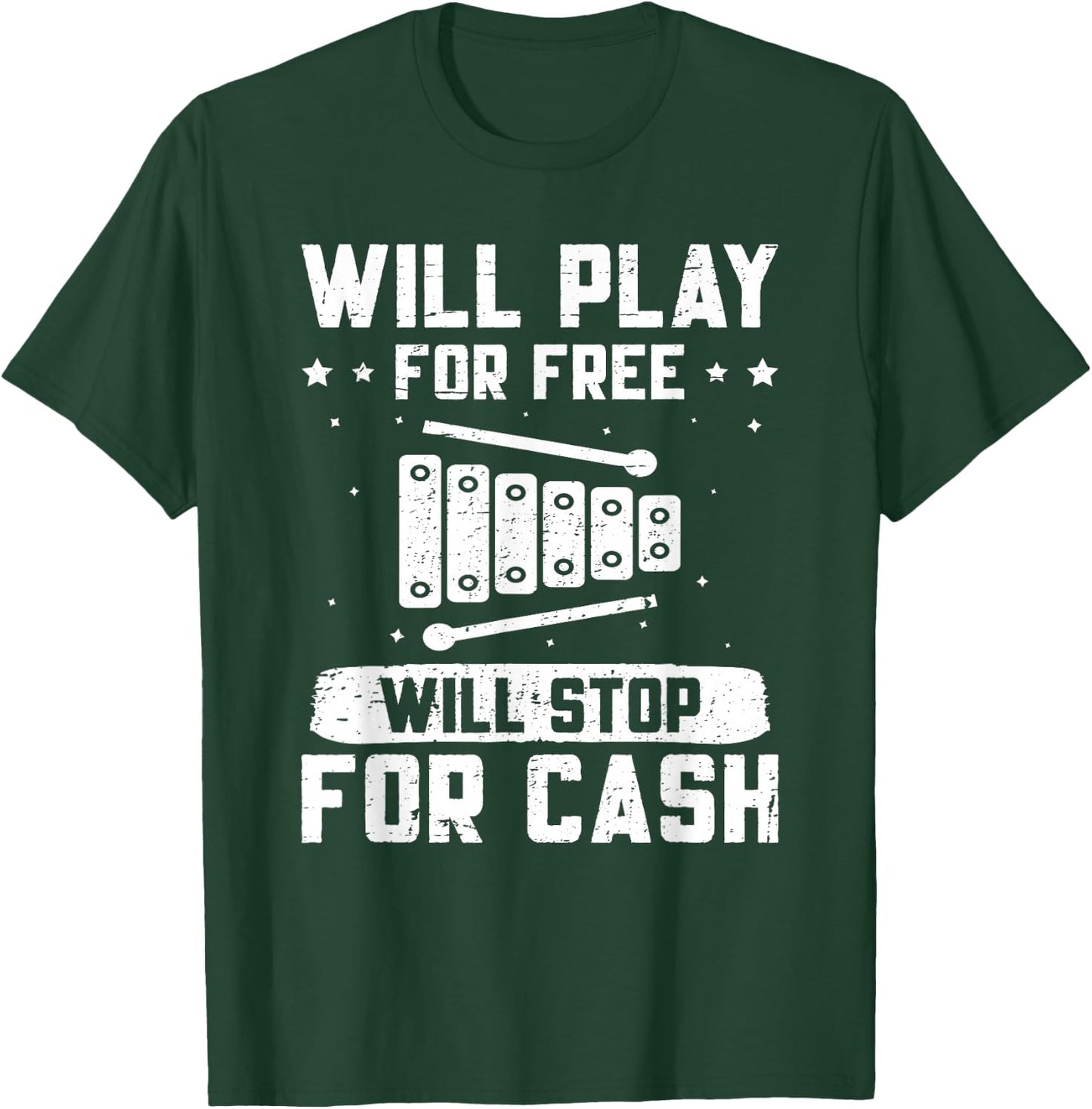 Xylophone Music Xylophone Player Play For Free Xylophonist T-Shirt - T-Shirt | Forest