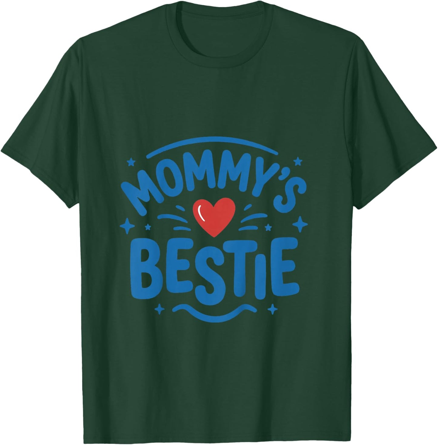 Kids Mothers Day Toddler Boys Shirt Mommys Bestie BFF Boys T-Shirt - T-Shirt | Forest